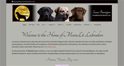 Desktop Screenshot of moonlitlabradors.com